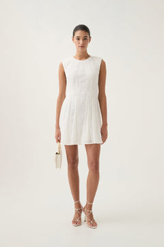 Soleil Lace Mini Dress - Ivory