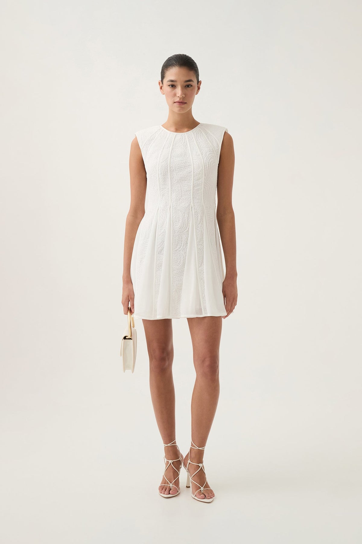 Soleil Lace Mini Dress - Ivory