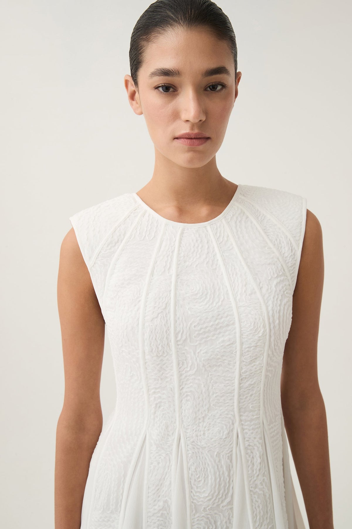 Soleil Lace Mini Dress - Ivory