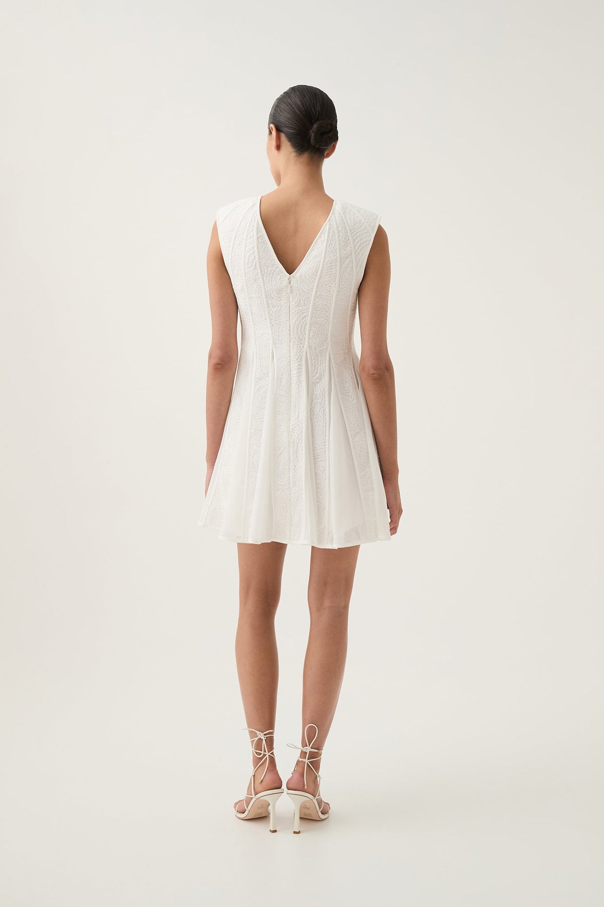 Soleil Lace Mini Dress - Ivory