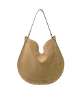 Oskan Hobo Soft Suede Leather Studded - Taupe