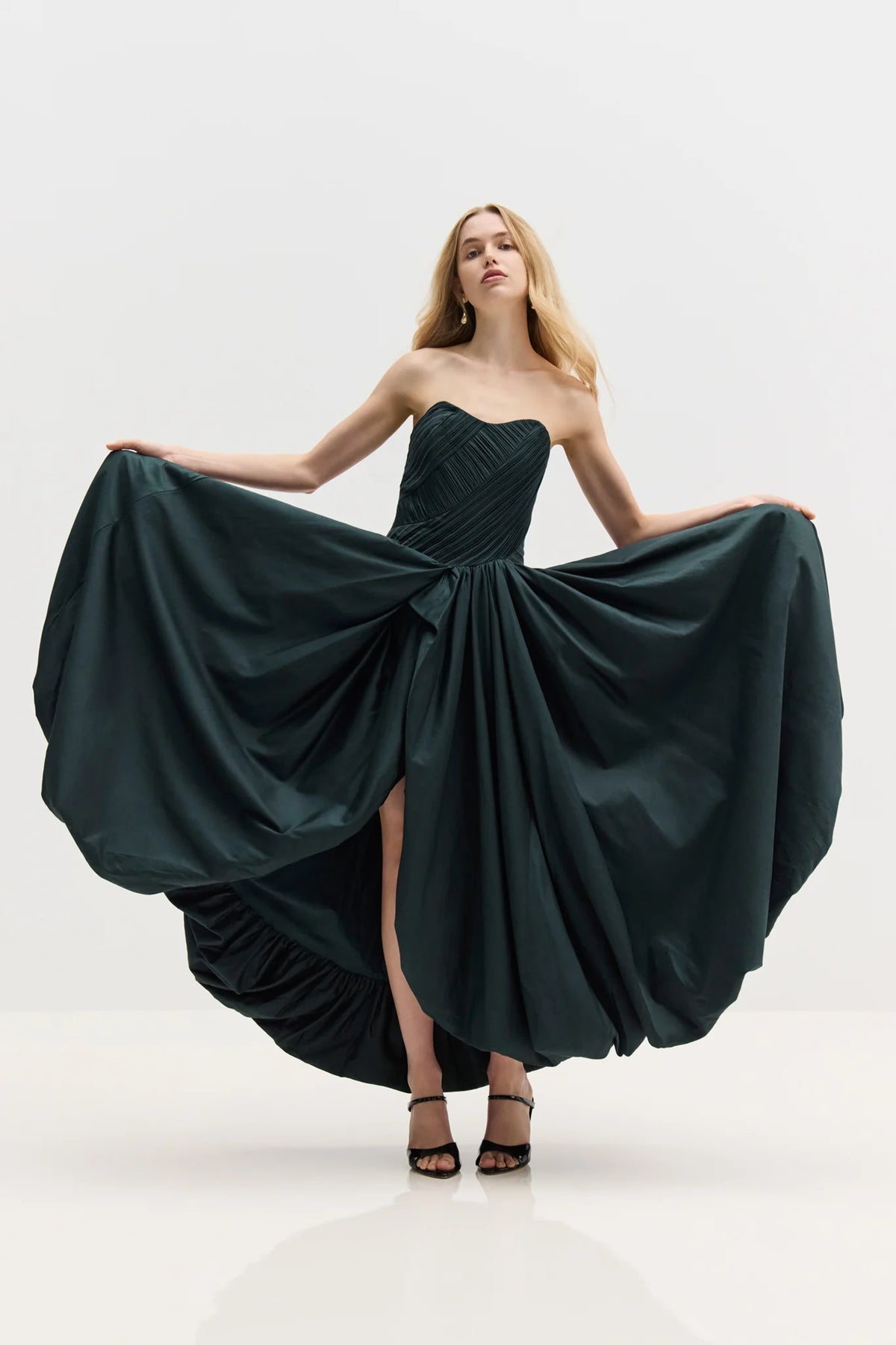Spatial Maxi Dress - Bonsai Green