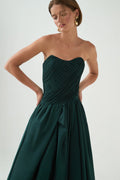 Spatial Maxi Dress - Bonsai Green