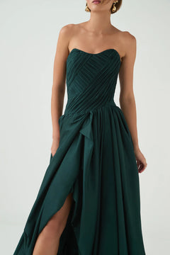 Spatial Maxi Dress - Bonsai Green