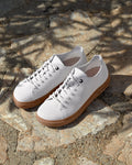Birkenstock Bend Low Decon Nukub Narrow - Antique White