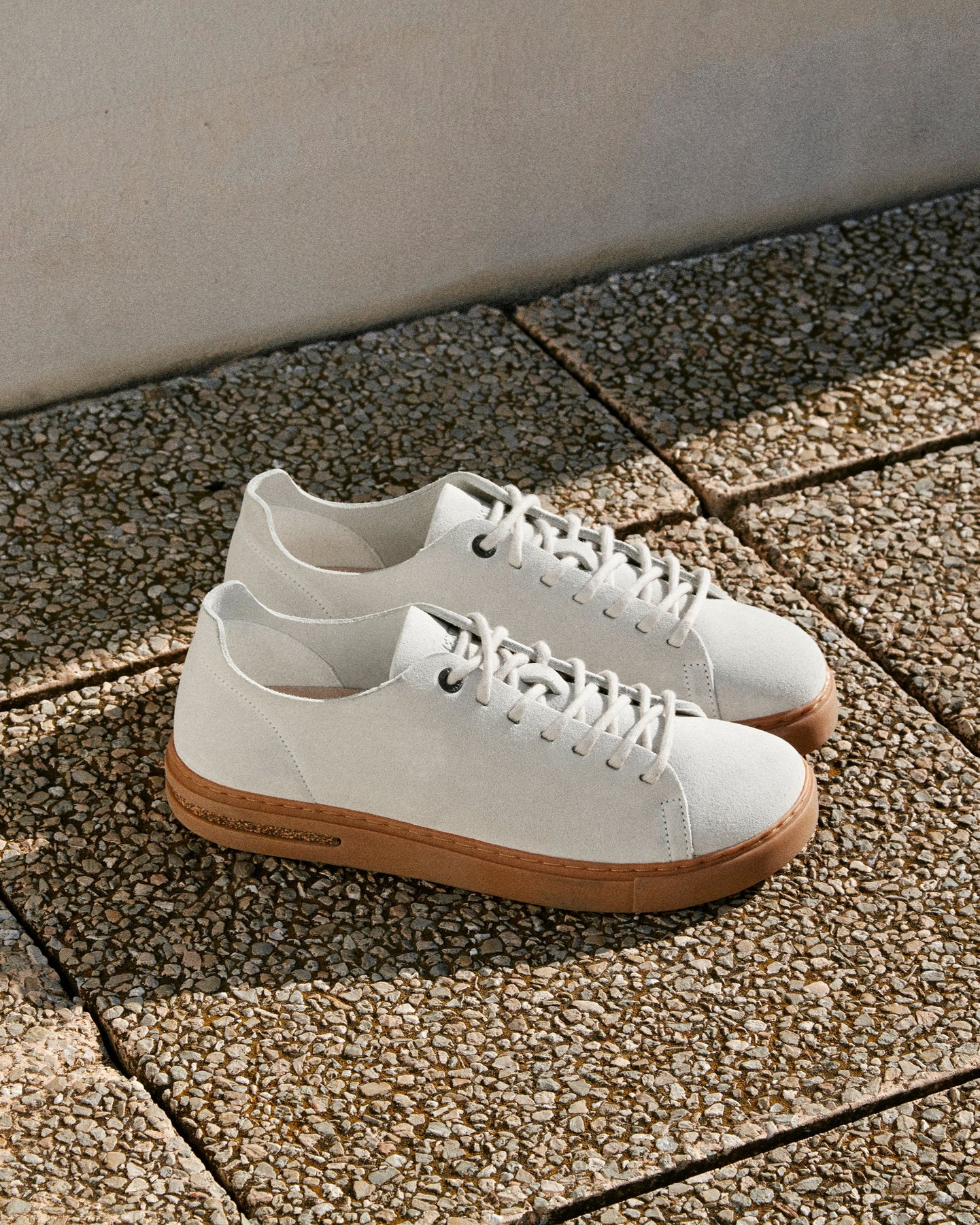 Birkenstock Bend Low Decon Nukub Narrow - Antique White