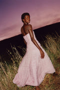Soundscape Maxi Dress - Chalk Pink