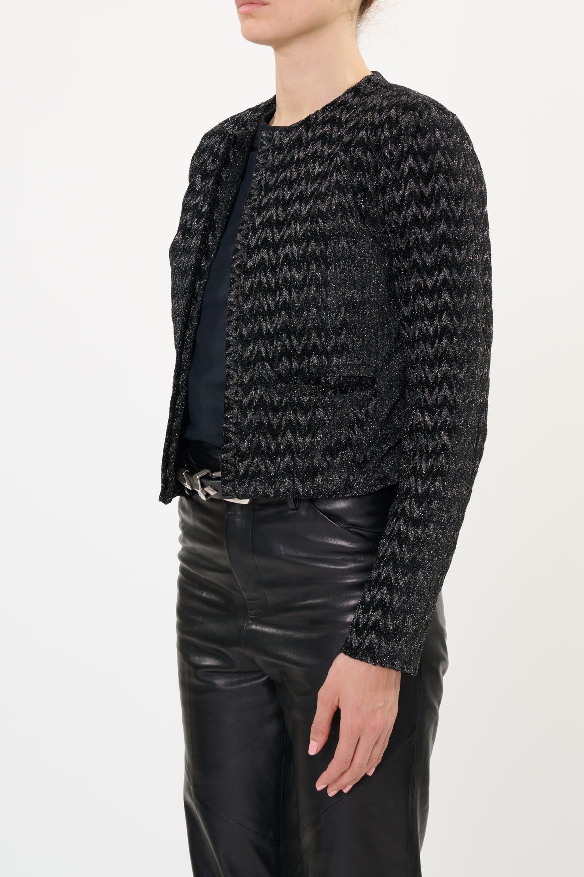 Luane - Svart Lurex