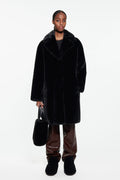Camille Cocoon Coat - Black