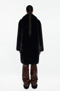 Camille Cocoon Coat - Black