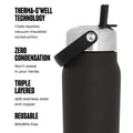 Explorer Flip Straw 700ml - Onyx