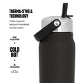 Explorer Flip Straw 700ml - Onyx