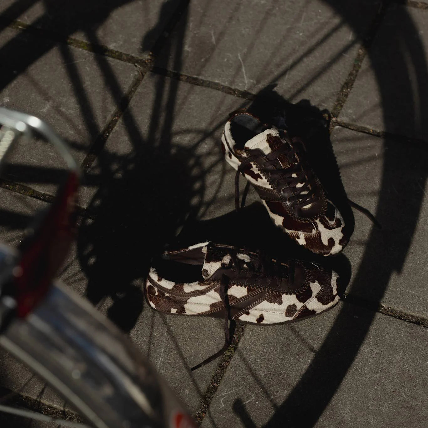 Jim Rickey Shade Cowhide Brun/Vit