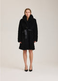Bianca Faux Fur Jacket - Svart