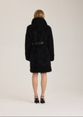 Bianca Faux Fur Jacket - Svart