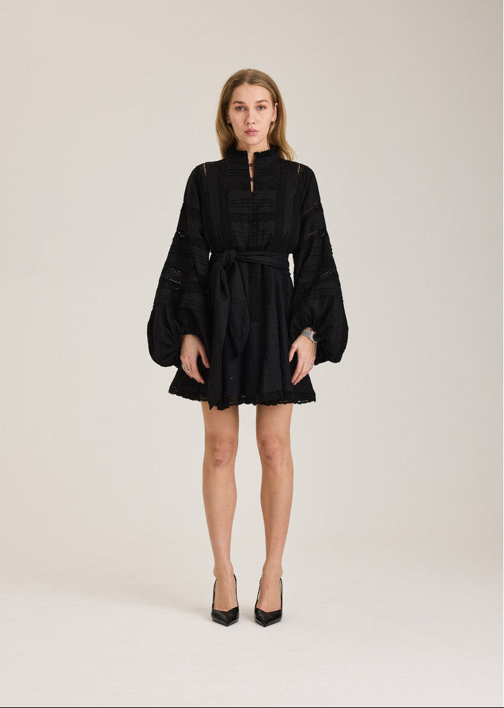 Lita Autumn Dress - Svart