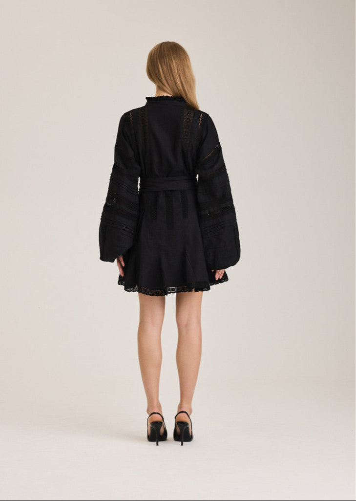 Lita Autumn Dress - Svart