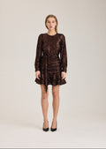 Alba Seq Dress - Fudge