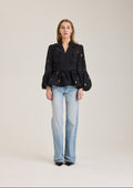 Aliah Garden Blus - Black Garden Art
