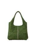 Suede Clea Crochet Bag - Grön