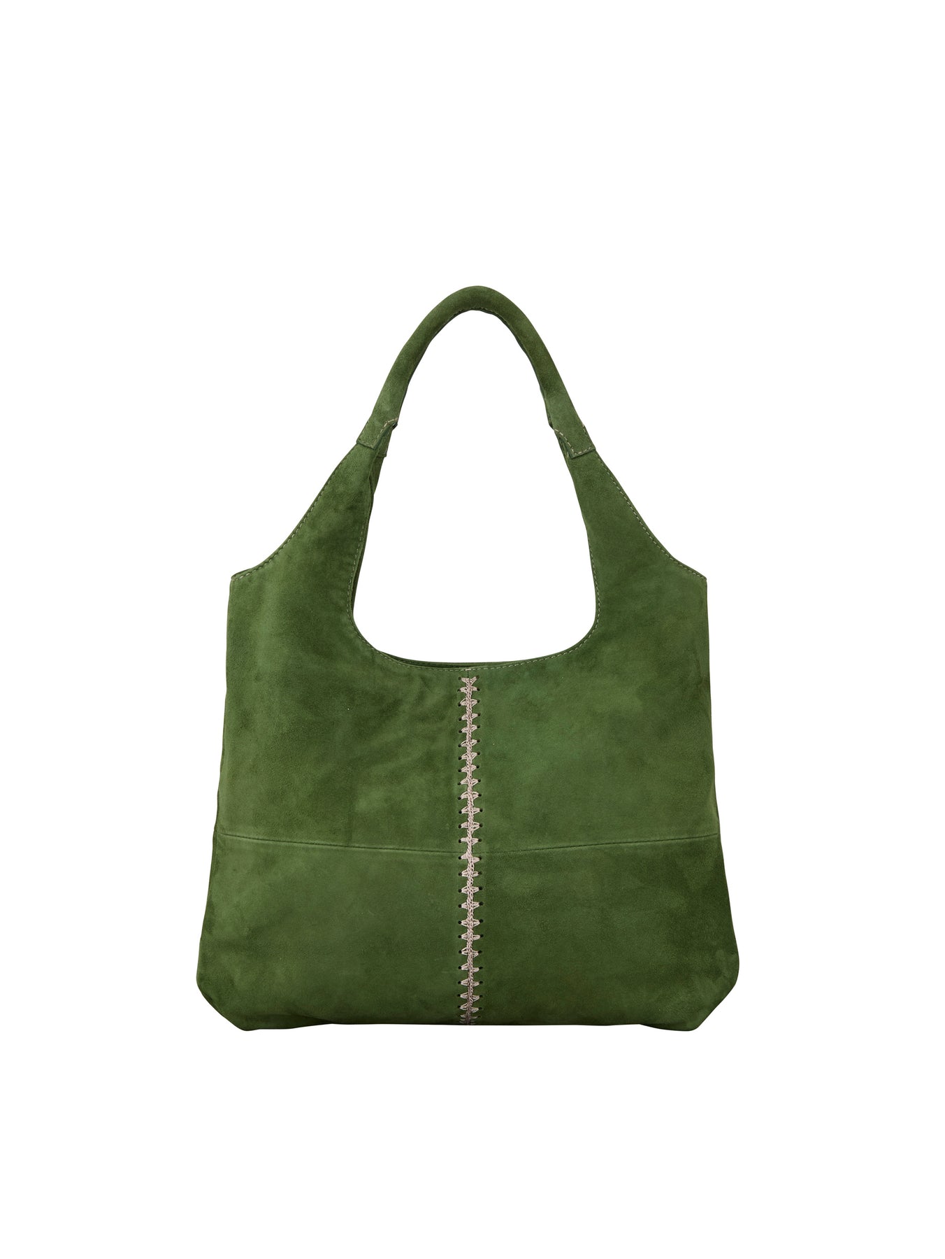 Suede Clea Crochet Bag - Grön