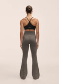 Soft Touch Flared Pants - Mörkgrå