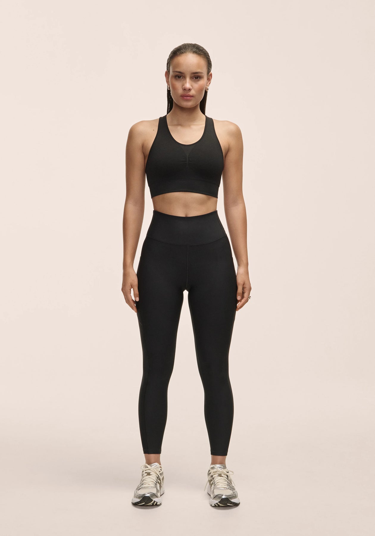 Pure Pocket High Waist Tights - Svart