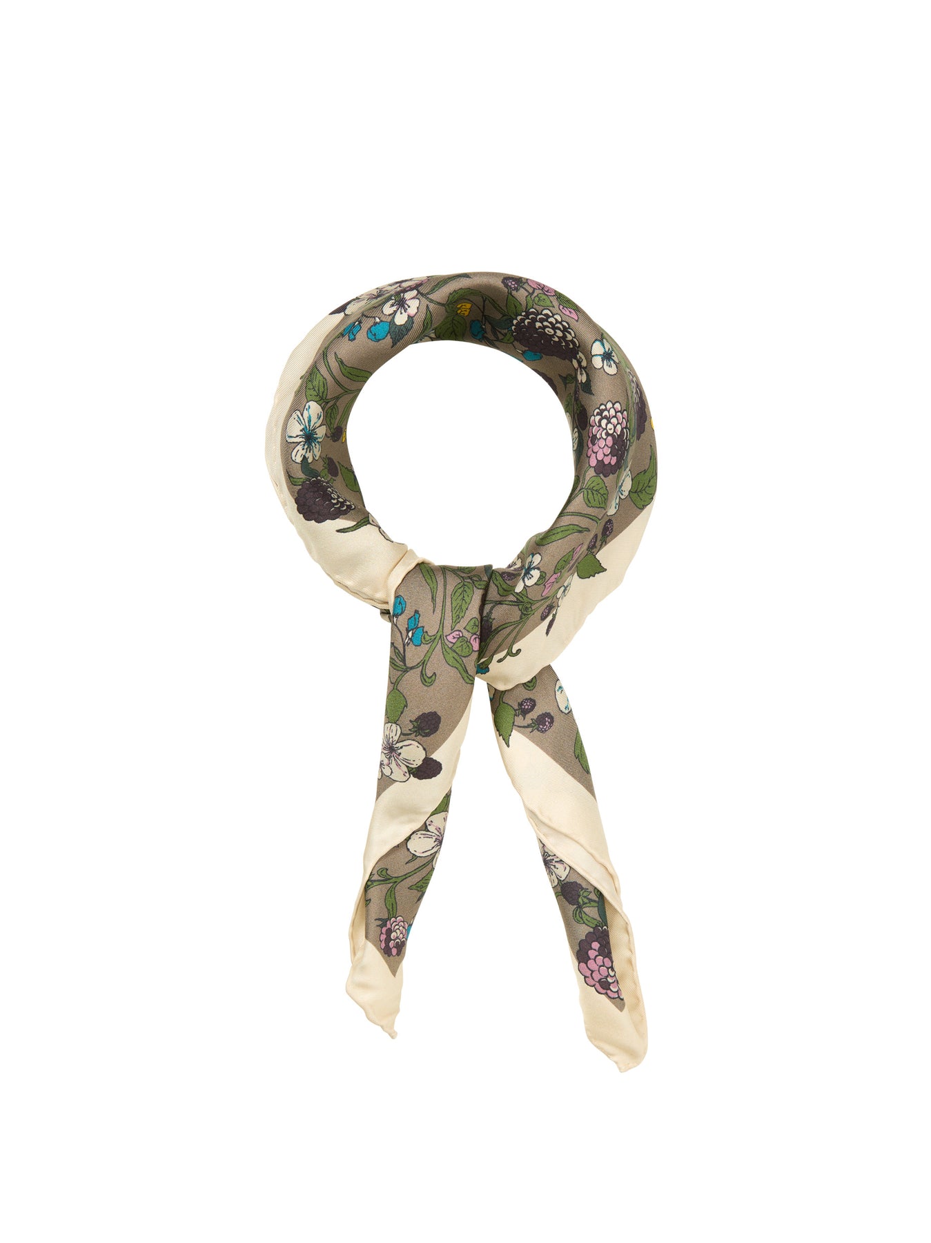 Autumn Blackberry Sia Scarf - Fungi Brown