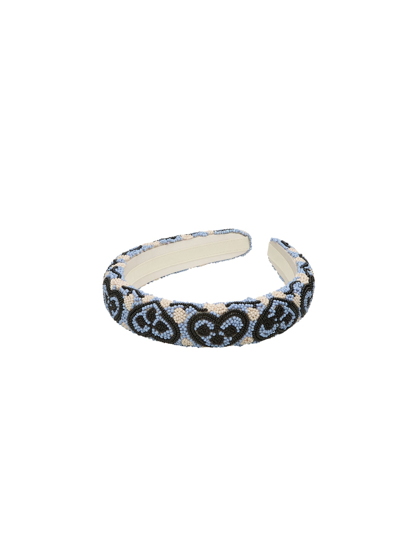 Hearty Midi Beaded Hairbrace - Kentucky Blue