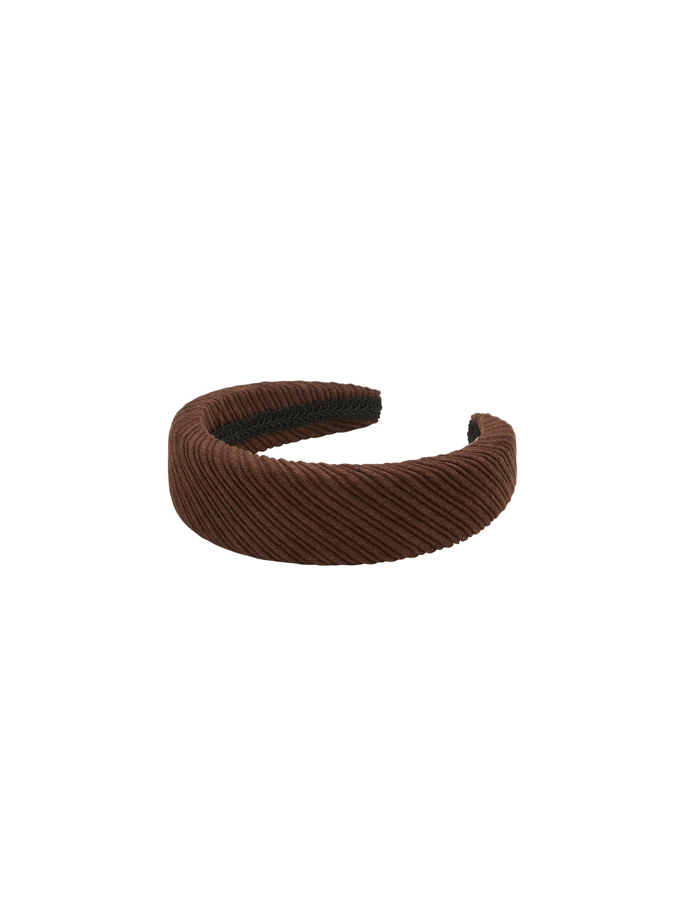 Corduroy Wide Hairbrace - Hot Fudge Brown