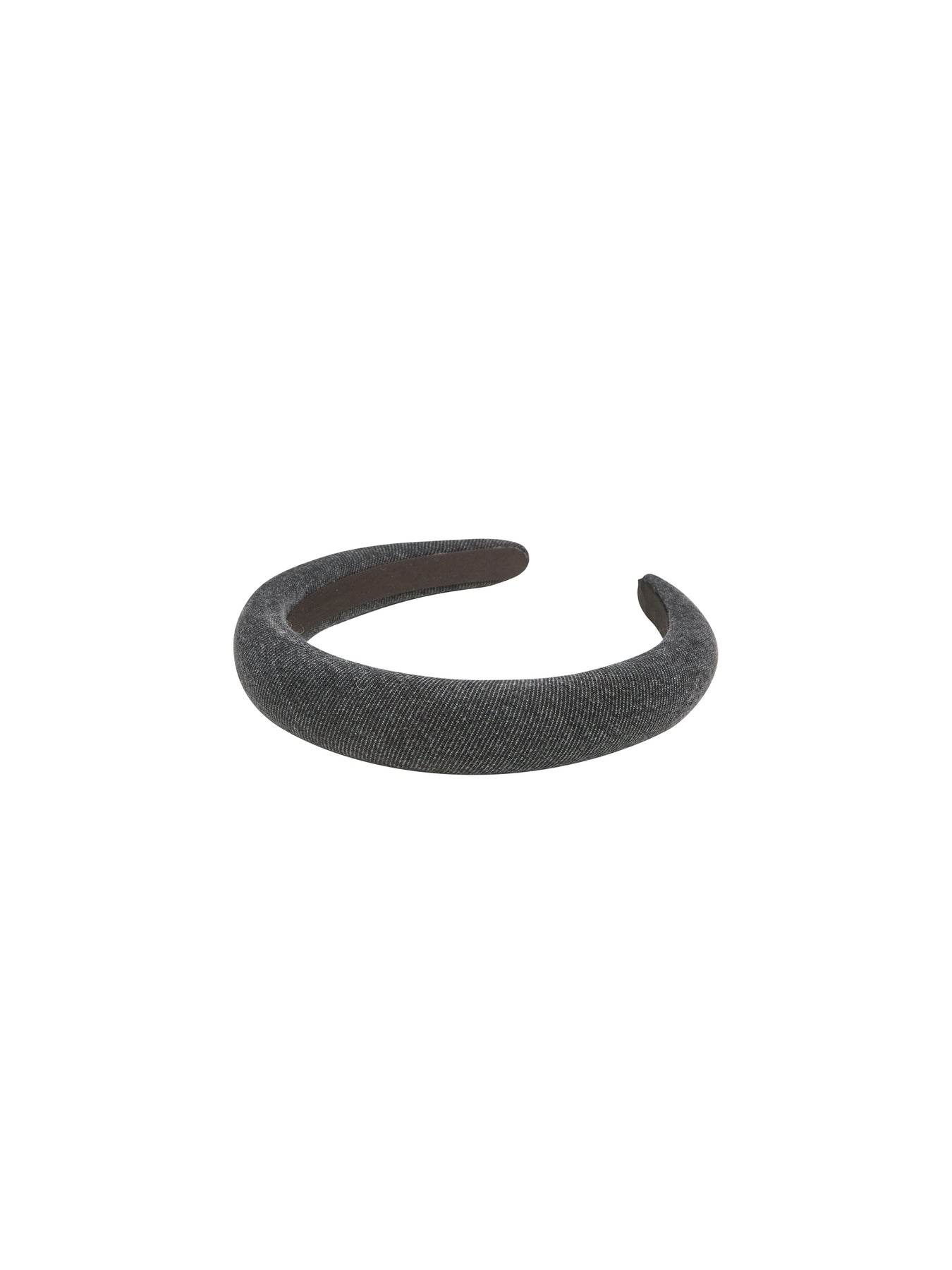 Washed Denima Midi Diadem - Stonewash Grey