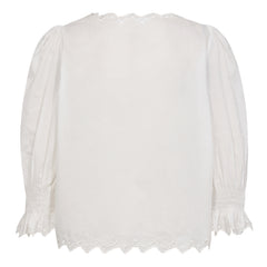 Gemmacc Embroidery Ss Shirt - White