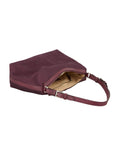 Suede Ginni Medi Bag - Fig Red