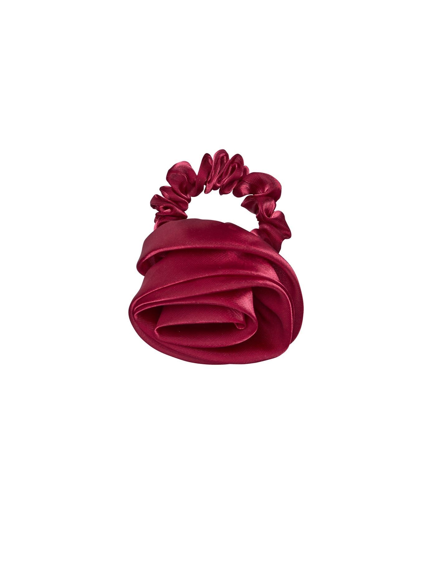 Organza Rosea Scrunchie - Tibetan Red