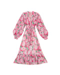 Bohemian Midi Dress - Peonies