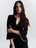 Anna Merino Dress - Svart