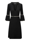 Anna Merino Dress - Svart