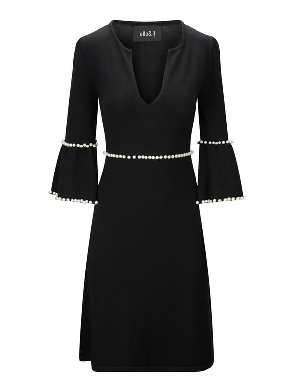 Anna Merino Dress - Svart