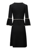 Anna Merino Dress - Svart