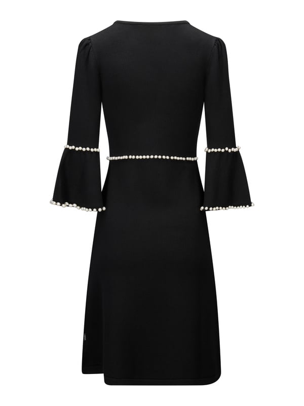 Anna Merino Dress - Svart