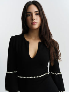 Anna Merino Dress - Black