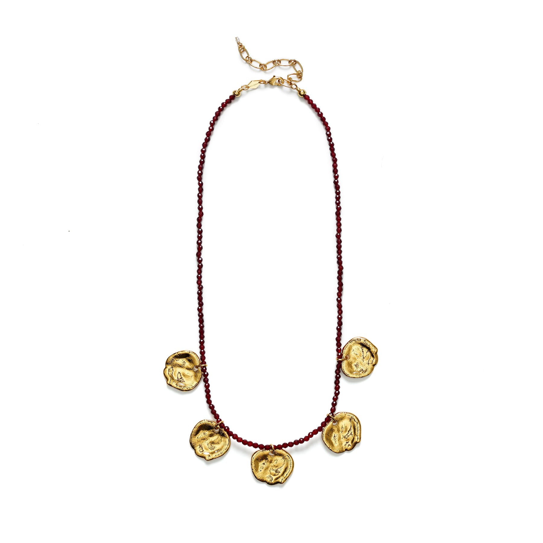 Dream Catcher Necklace - Deep Burgundy