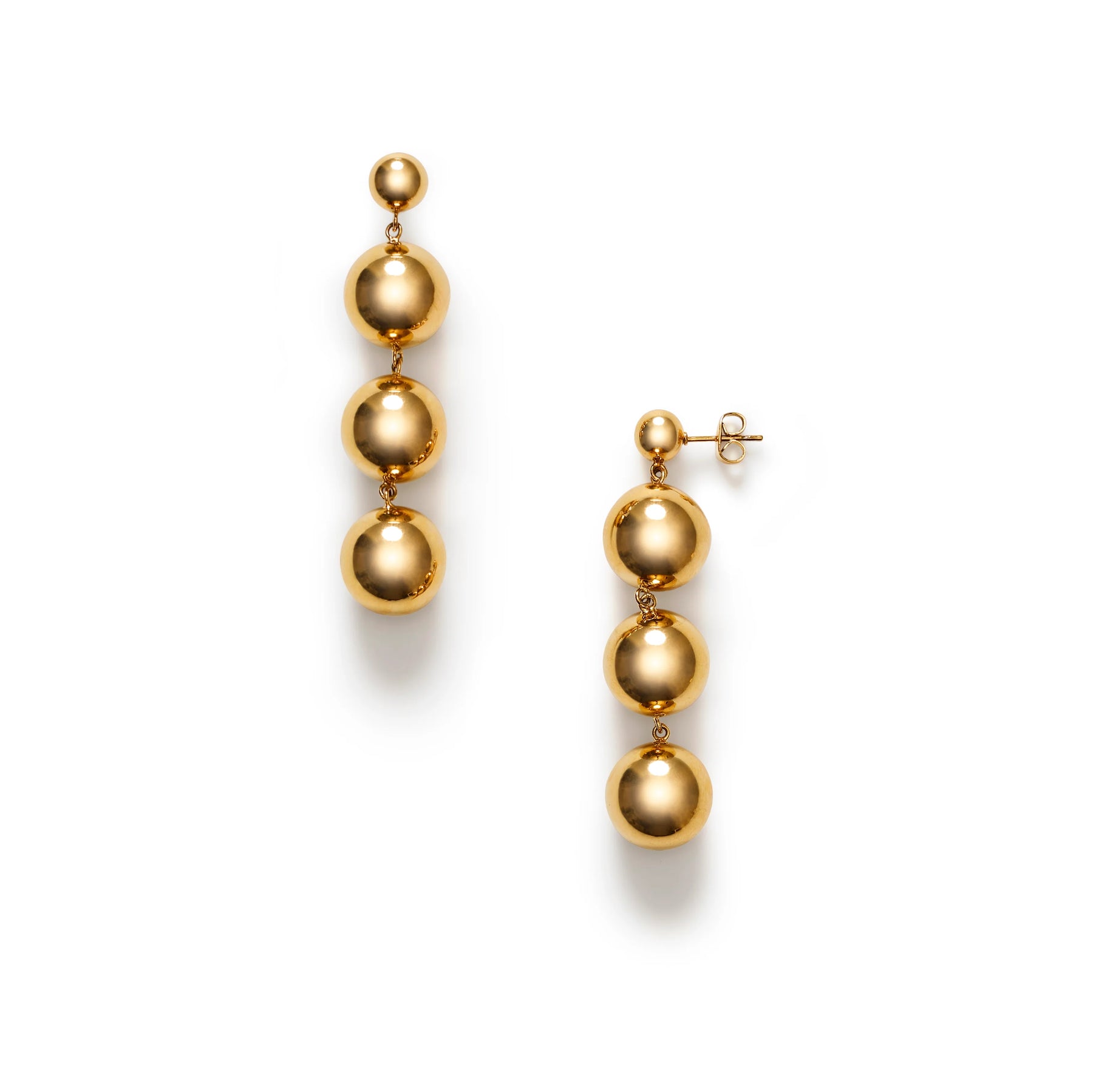 Hi Ho Gold Earrings - Guld