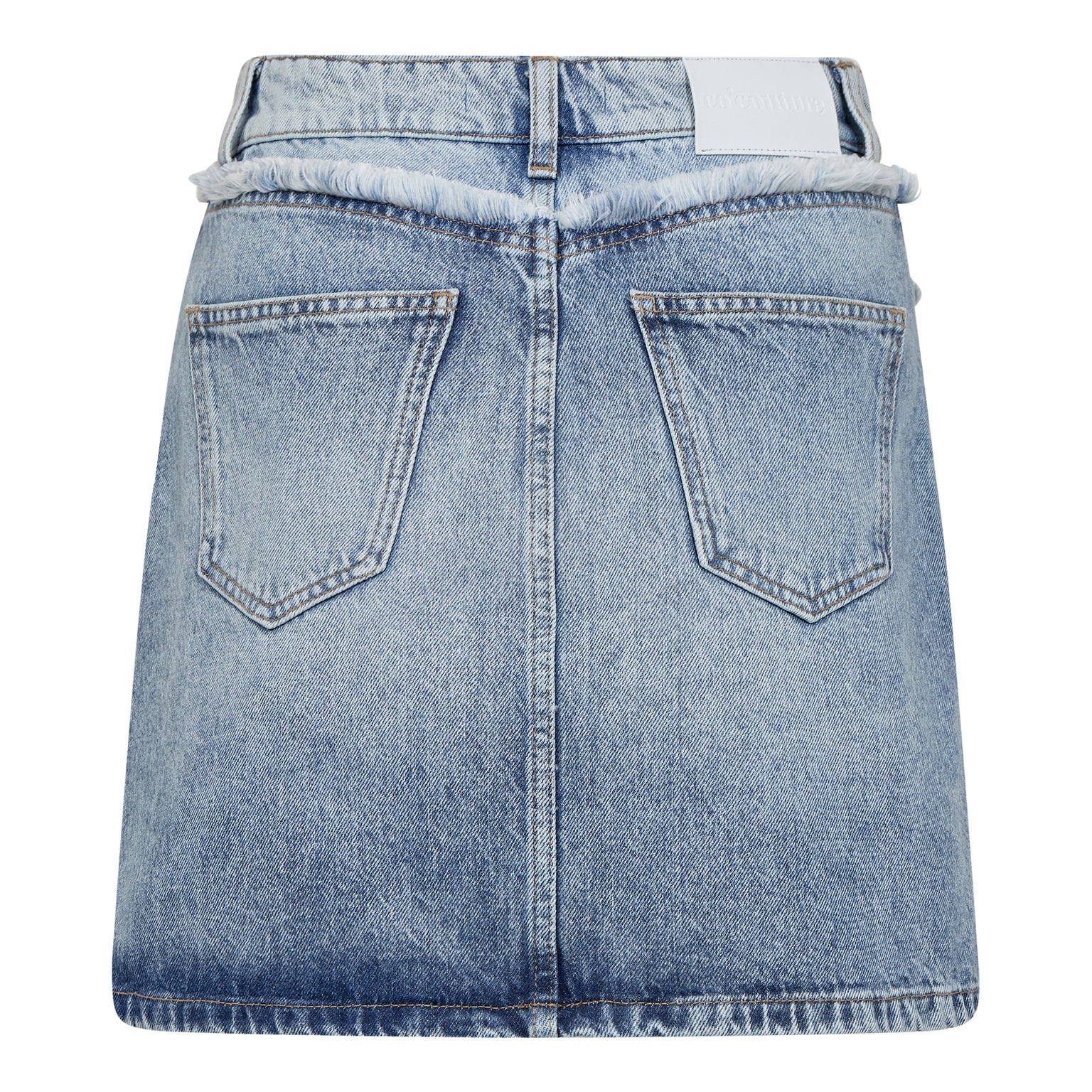 Bowiecc Block Kjol - Fade Denim