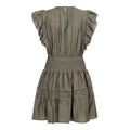 Callumcc Frill Pintuck Dress - Army