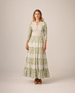 Cotton Slub Maxi Dress - Anemone Fields