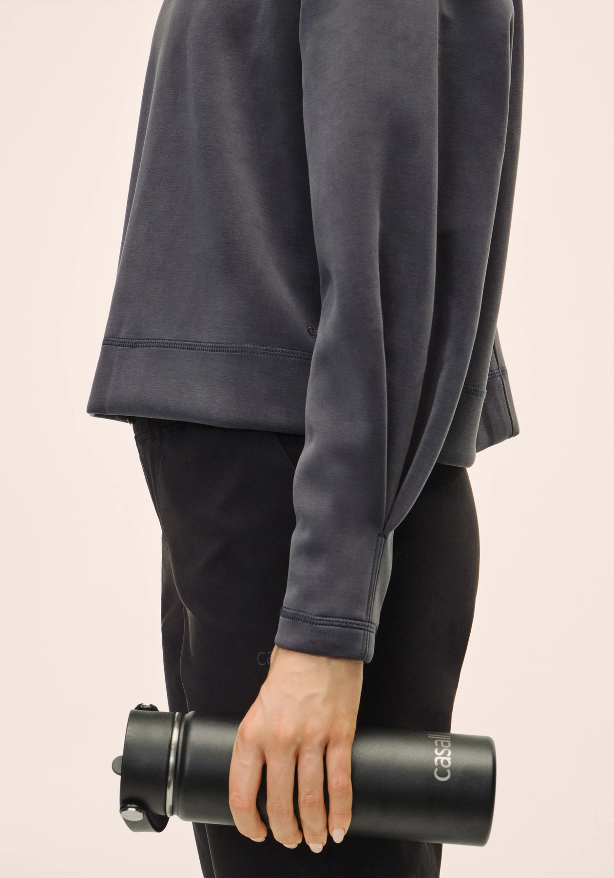 Peachy Crew Neck - Almost Black