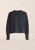 Peachy Crew Neck - Almost Black