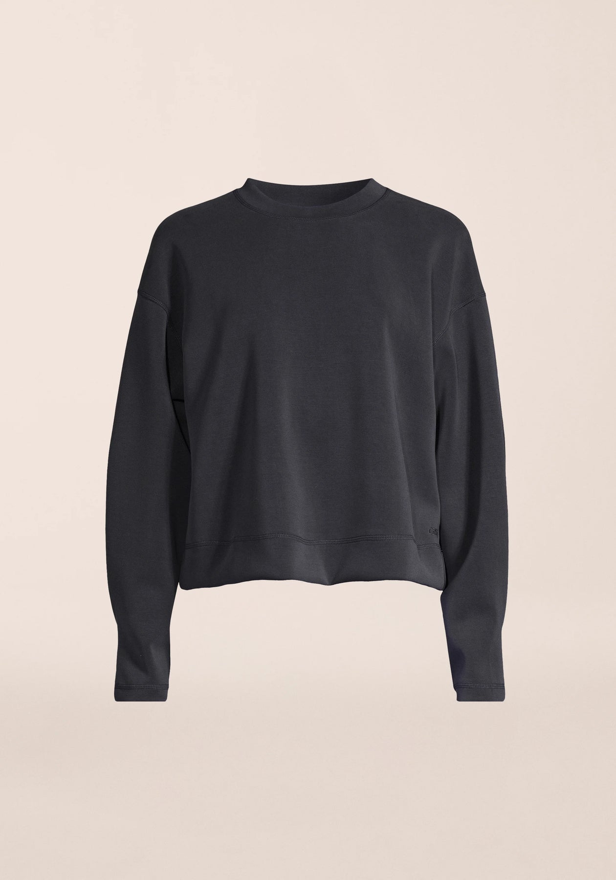 Peachy Crew Neck - Almost Black