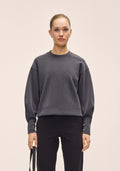 Peachy Crew Neck - Almost Black